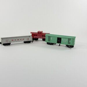 Vintage Lionel & American Flyer O Gauge Monon Gondola NYC Boxcar Caboose